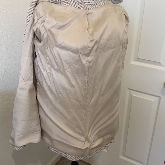 Vintage 80’s Mervyn’s TJW herringbone Jacket - Picture 6 of 9